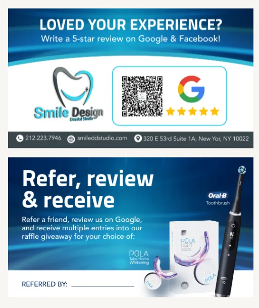 Write a 5-star review on Google & facebook special offer